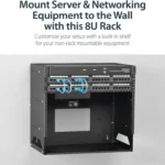 Gabinete Rack De Pared Con Estante Incorporado 8U