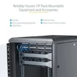 Gabinete Rack Para Servidores 15U - Incluye Ruedas Y Niveladores