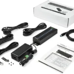 Hub Concentrador USB 2.0 De 10 Puertos USB Industrial