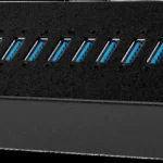 Hub Concentrador USB 2.0 De 10 Puertos USB Industrial