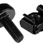 100 Tornillos Tuercas Jaula Cage Nuts M5 Para Rack Negro .