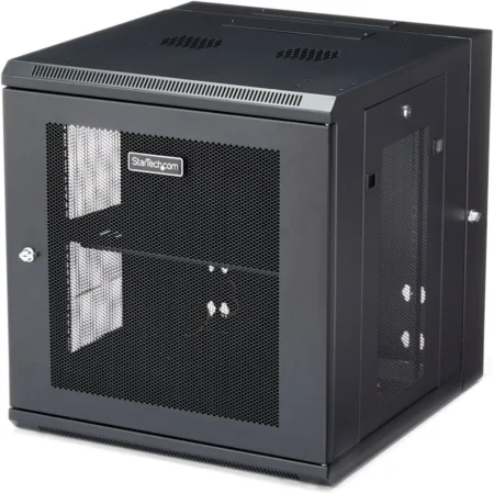 Rack Abisagrado De Pared 12U Co N 24 Pulgadas De Profundidad