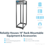 Rack Abierto Servidores 42U 4 Postes Profundidad Ajustable .