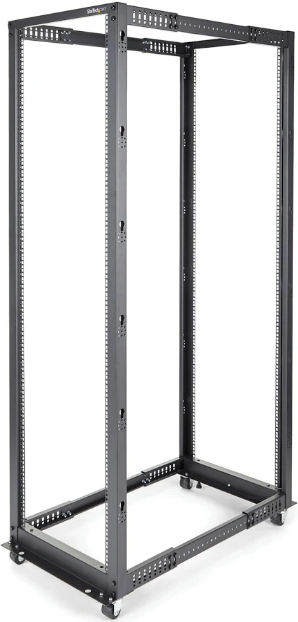 Rack Abierto Servidores 42U 4 Postes Profundidad Ajustable .