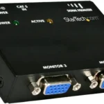 Receptor Remoto Para Extensor Video VGA Cat5 Utp Ethernet RJ45