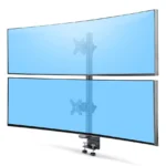 Soporte De Escritorio Para Dos Monitores Apilados 49 Inc- Taa