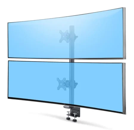 Soporte De Escritorio Para Dos Monitores Apilados 49 Inc- Taa