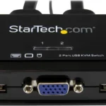 Switch Conmutador Kvm De Cable 2 Puertos VGA Alimentacion USB