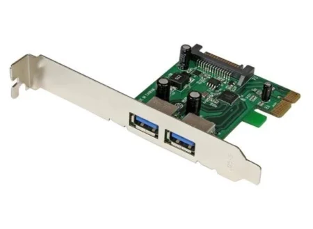 Tarjeta PCI Express 2 Puertos USB 3.0 Uasp Alimentacion SATA