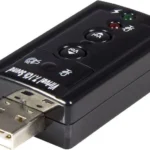 Tarjeta De Sonido 7.1 Virtual USB Externa Adaptador Conversor .
