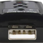 Tarjeta De Sonido 7.1 Virtual USB Externa Adaptador Conversor .