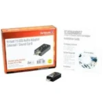Tarjeta De Sonido 7.1 Virtual USB Externa Adaptador Conversor .