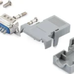 Conector Dsub Db9 Serial Macho Ensamblado Con Carcasa Plastica