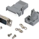 Conector Dsub Db9 Serial Macho Ensamblado Con Carcasa Plastica