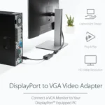 Cable 4.5M Adaptador De Video Convertidor Displayport A VGA .