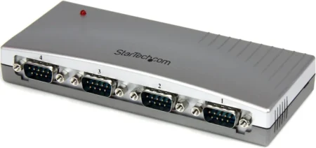 Adaptador Hub Concentrador USB A 4 Puertos Seriales Rs232 Db9
