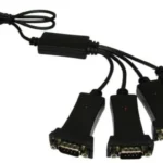 Adaptador Hub Concentrador USB A 4 Puertos Seriales Rs232 Db9