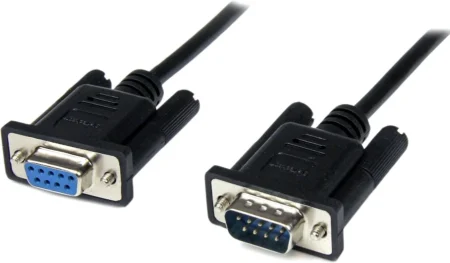 Cable De Modem Nulo Startech Scnm9Fm1Mbk De 1M/Db9 Macho-Db9 Hembra/Negro