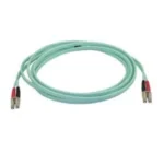 Cable 5M Fibra Duplex Multi Lc Om4 100Gb 50/125 Lszh Aguamarina