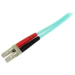 Cable 5M Fibra Duplex Multi Lc Om4 100Gb 50/125 Lszh Aguamarina