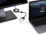 Adaptador Video USB-C 3.1 VGA Convertidor USB Type-C VGA Blanc.