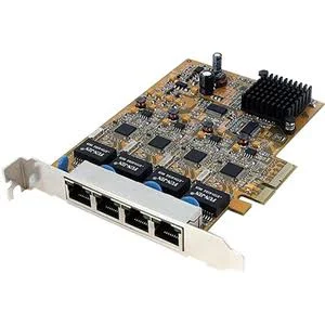 Tarjeta Red Ethernet Gigabit 4 Puertos RJ45 .