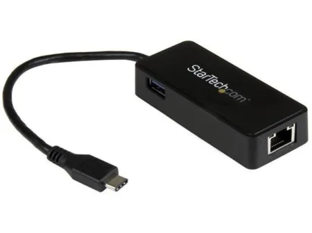 Adaptador De Red Gigabit Usb-c Plateado 5gbps Usb 3.0