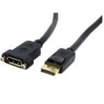 Cable Displayport 91Cm Para Montaje En Panel Hembra A Macho .