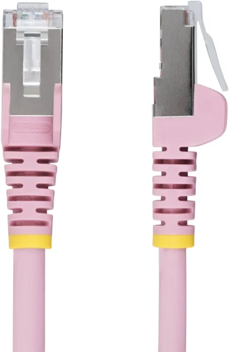 Cable Ethernet Cat6A Rosa 0.3M – Snagless – S-Ftp – Lszh