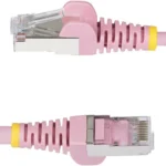 Cable Ethernet Cat6A Rosado 7.6M - Snagless - S-Ftp - Lszh