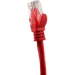 Cable De Red De 0.5M Rojo Cat6 Ethernet Gigabit Sin Enganches