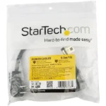 CABLE 30CM EXTENSOR NEMA 5-15R A NEMA 5-15P ACODADO PLANO