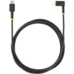 Cable De 2M USB-C A Lightning Acodado Certificado Con Mfi