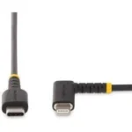 Cable De 2M USB-C A Lightning Acodado Certificado Con Mfi