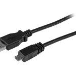 Cable USB 2.0 Macho A Micro-USB Macho B Xtech Xtc-366/1.8M/Blanco-Negro