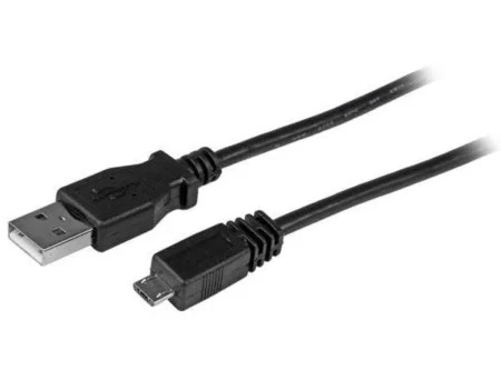 Cable USB 2.0 Macho A Micro-USB Macho B Xtech Xtc-366/1.8M/Blanco-Negro