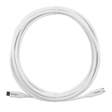 Cable De 4M USB-C A USB Tipo C Con Pd 5A USB 2.0 Blanco