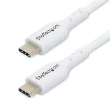 Cable De Carga USB-C Trenzado 3M USB Tipo C Pd 60W 3A Blanco