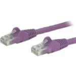 Cable De Red 1M Purpura Cat6 E Thernet Gigabit Sin Enganches
