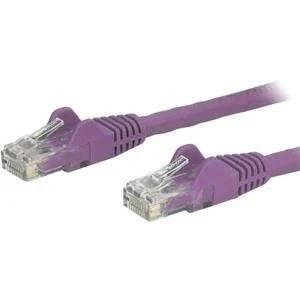 Cable De Red 1M Purpura Cat6 E Thernet Gigabit Sin Enganches