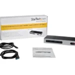 Docking Station USB Tipo C 2X D P O HDMI Replicador Usbc