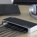 Docking Station USB Tipo C 2X D P O HDMI Replicador Usbc