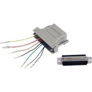 Adaptador Modular Db25 A RJ45 Adaptador Serial Macho A Hembra