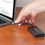 Concentrador USB 3.0 USB-C A 1X USB-C 3X USB-A