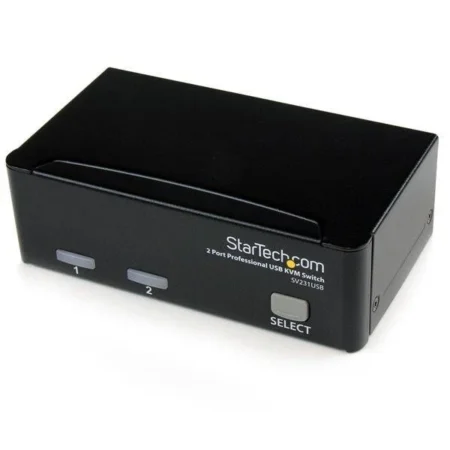 Juego Conmutador Kvm 2 Puertos VGA Con Cables Kit Switch Hd15