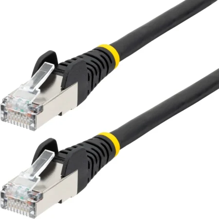 Cable 2.1M De Red Cat6A Negro Snagless PoE 100W RJ45
