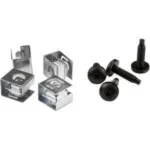 Paquete 50 Tornillos 10-32 Y Tu Ercas Clip Para Gabinete Rack
