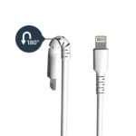 Cable De 1M USB A Lightning Certificado Mfi Apple Blanco