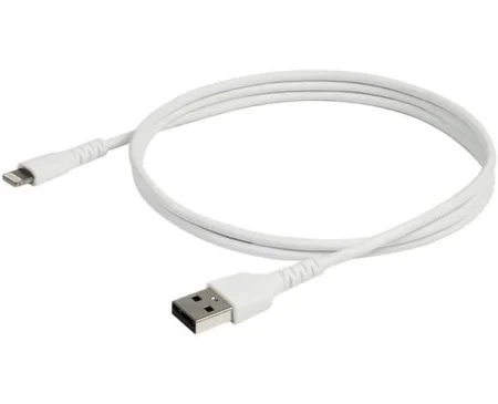 Cable De 1M USB A Lightning Certificado Mfi Apple Blanco