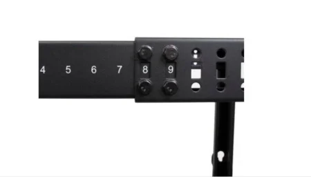 Rack Marco Abierto Profundidad Ajustable De 4 Columnas 12U .